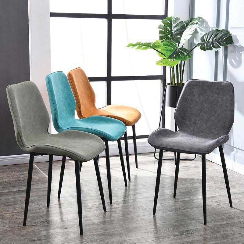 Ghế ăn Nordic bọc da chân sắt giá tốt nhất GA664