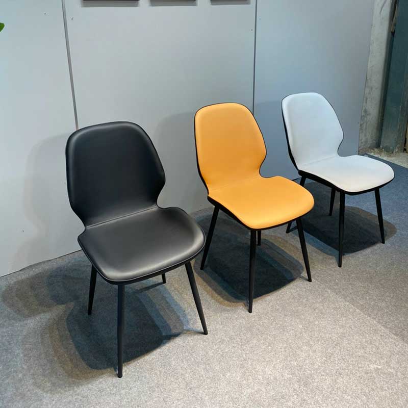 Ghế ăn Nordic bọc da chân sắt giá tốt nhất GA664