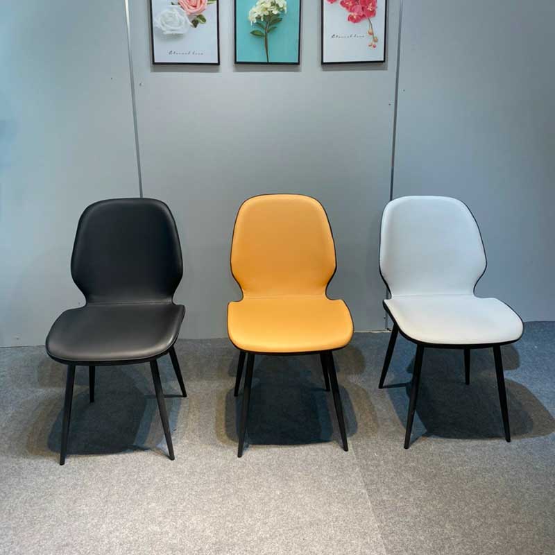 Ghế ăn Nordic bọc da chân sắt giá tốt nhất GA664