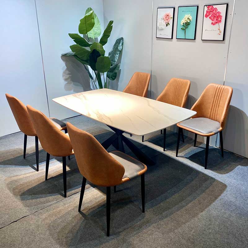 Ghế ăn Sheraton Sọc bọc da sang trọng cho phòng bếp GA692