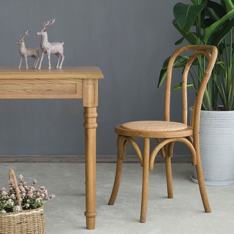 Ghế Thonet khung gỗ mặt đệm phong cách Vintage GA640