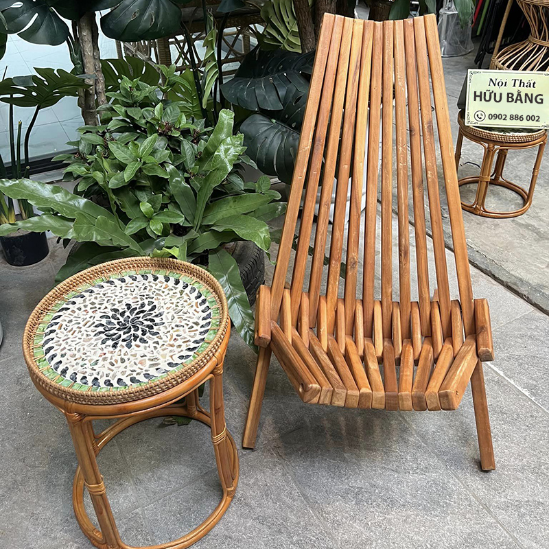 Bộ bàn ghế gỗ xếp thư giãn Kentucky GG237