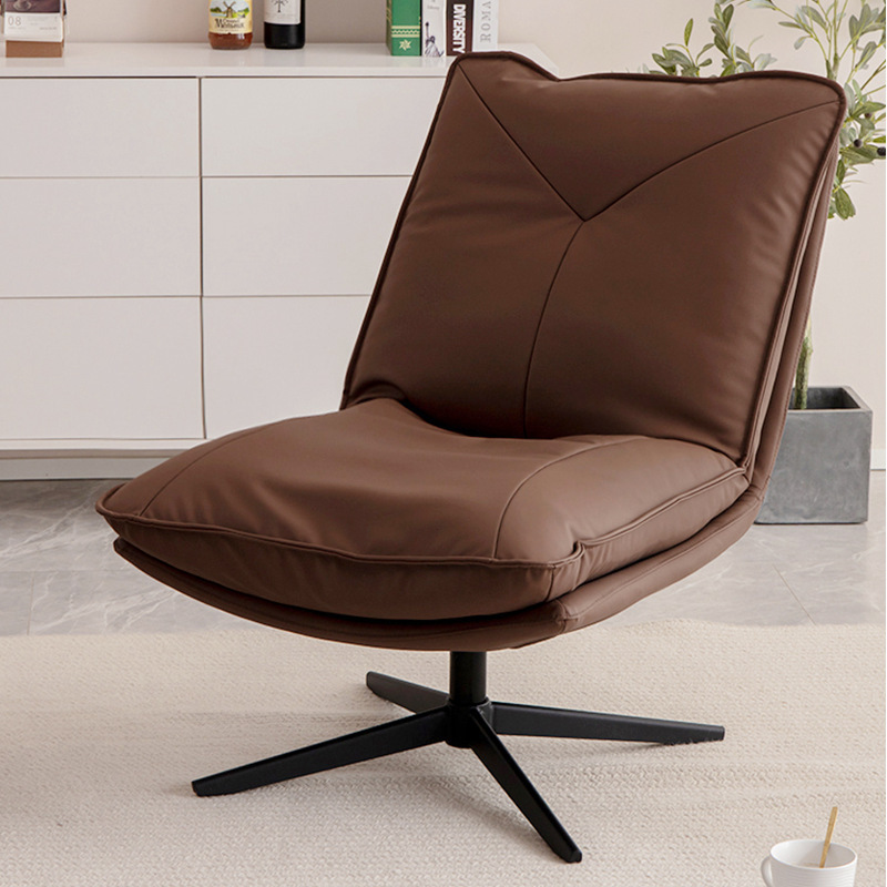 Ghế bành Arm Chair thư giãn chân xoay nệm da GG252