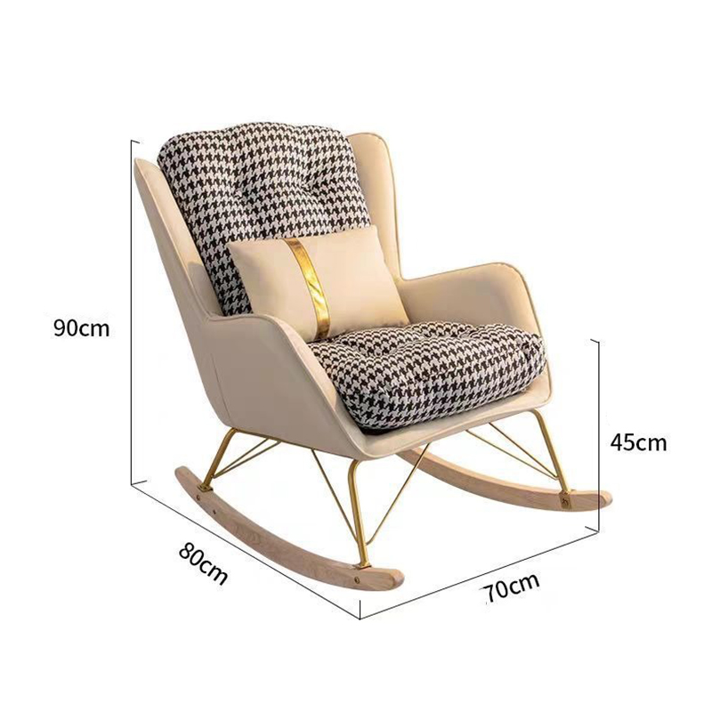Ghế đọc sách bập bênh thư giãn phong cách Bắc Âu GG977