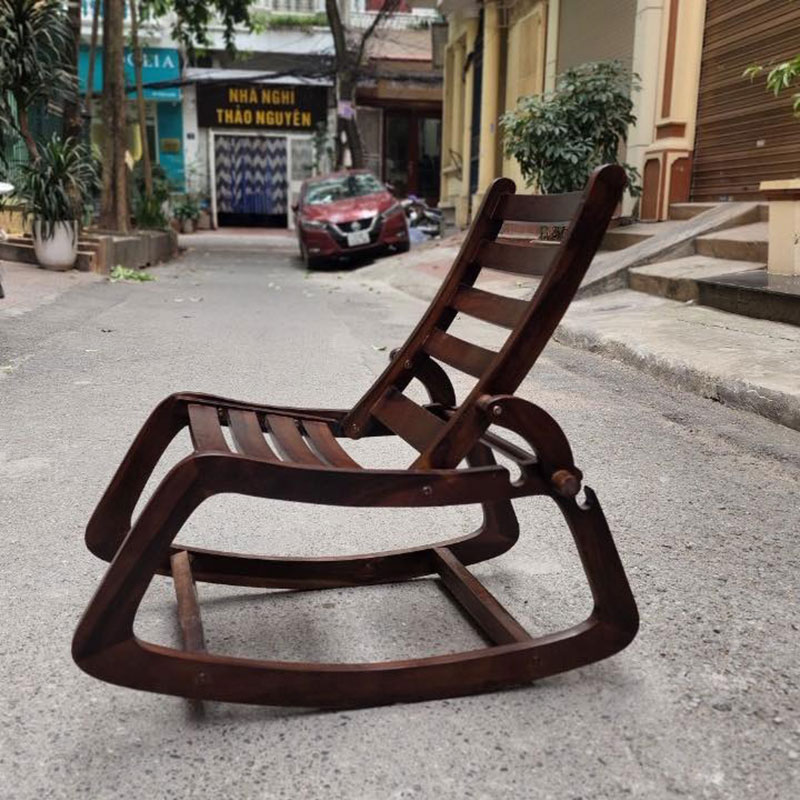 Ghế gỗ rung và bập bênh đa năng cho bé Rocking Chair GG248
