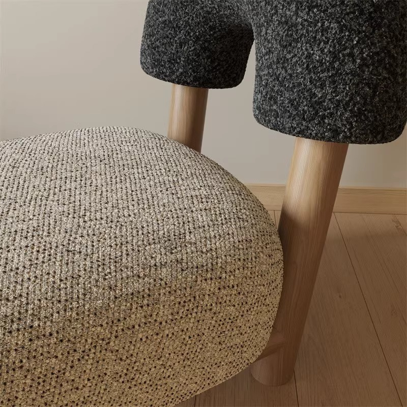 Ghế thư giãn ArmChair khung gỗ đệm nhung phong cách Bắc Âu GG272