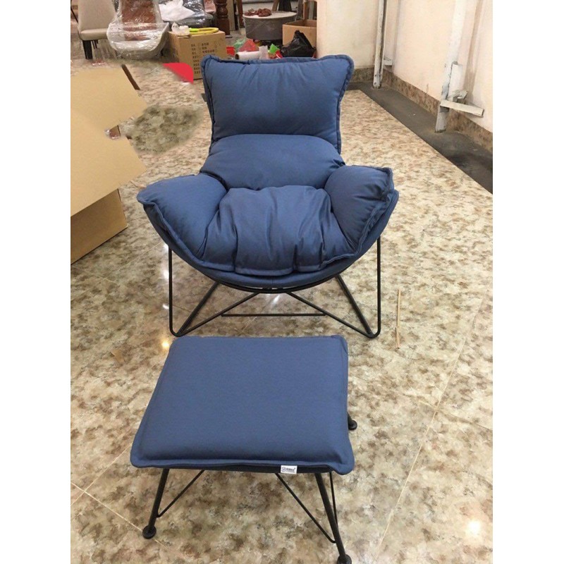 Ghế thư giãn đọc sách xem phim có đôn ghế GG971