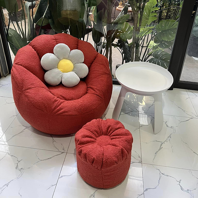 Ghế thư giãn hoa cục vỏ lông xù siêu cute GG284