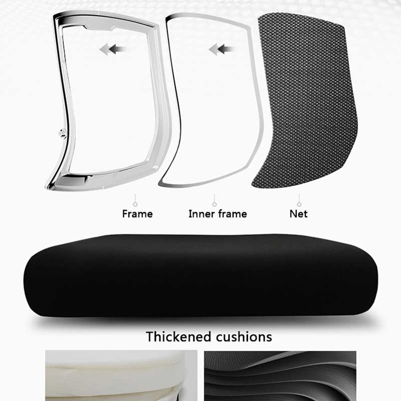 Ghế xoay văn phòng hỗ trợ cột sống, có tựa đầu GV282