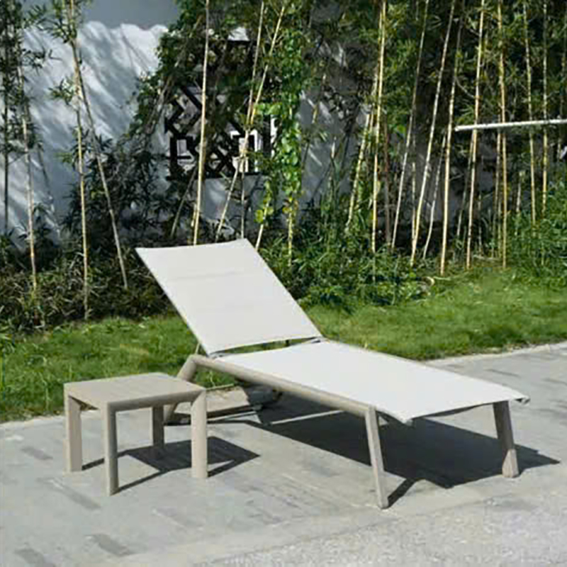 Ghế hồ bơi Pool khung nhôm nệm lưới Textilene GT081
