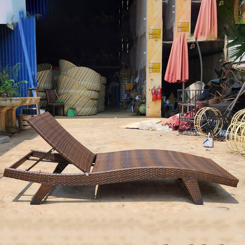 Giường ghế tắm nắng khu du lịch biển, resort, khu nghỉ dưỡng, khu bể bơi GT091