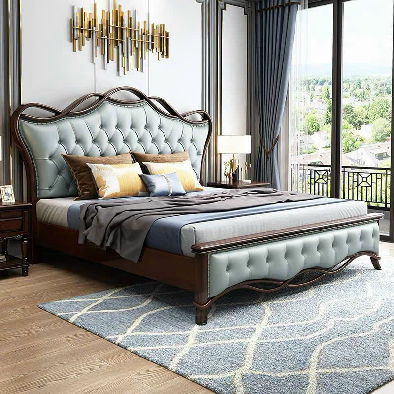 Giường ngủ cao cấp phong cách Hoàng Gia nhập khẩu GN801