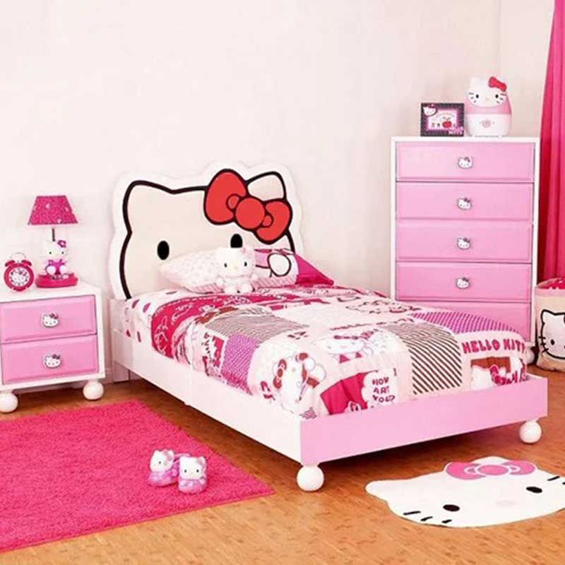 Giường ngủ hình Hello Kitty cho Bé gái GN855