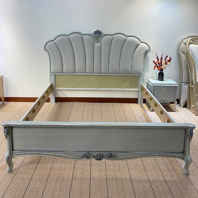 Giường ngủ nệm da nhập khẩu kích thước m8 x 2m GN860