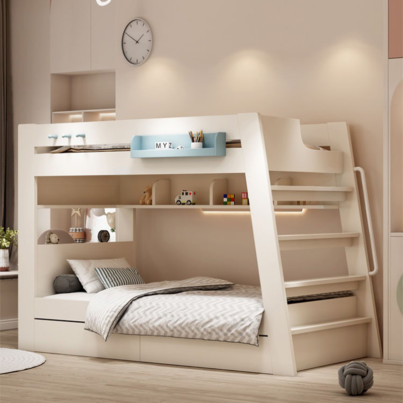 Giường tầng gỗ MDF an toàn với trẻ nhỏ GN456