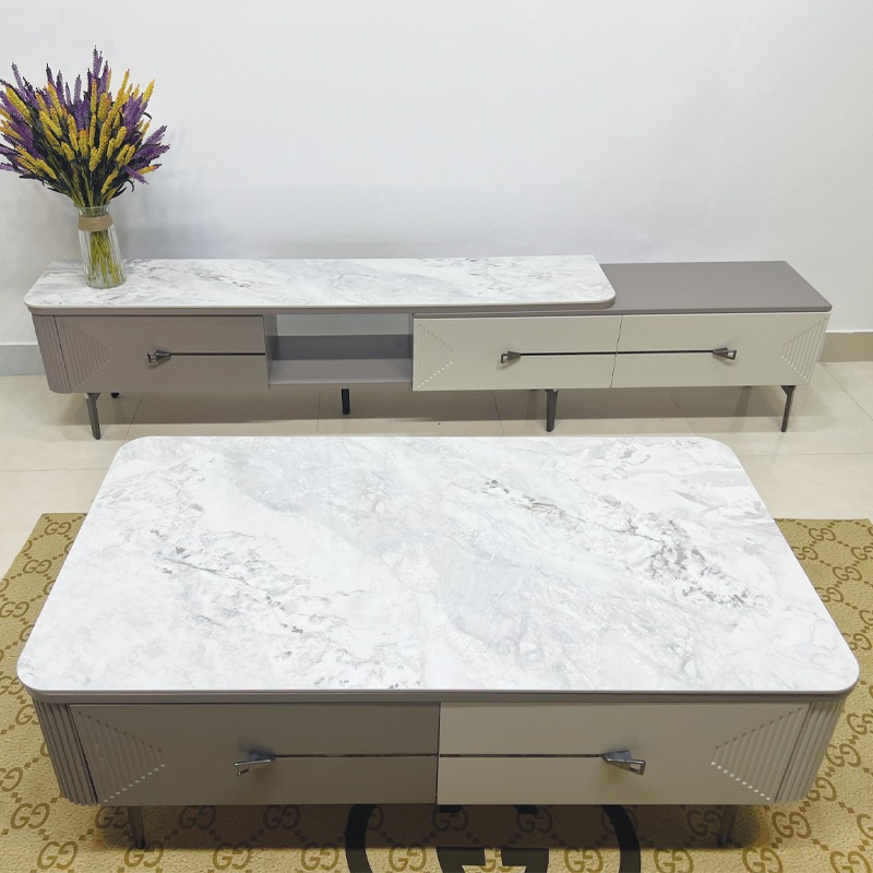 Kệ tivi nhập khẩu thiết kế đẹp cho phòng khách KT338