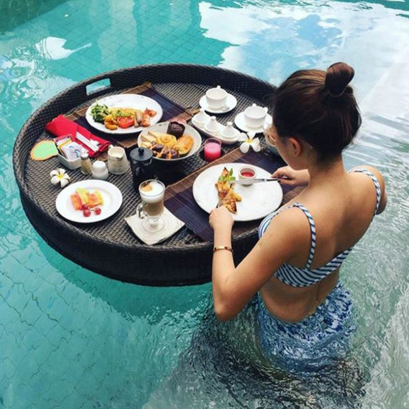 Khay thức ăn nổi phục vụ bữa sáng Floating Breakfast KN284