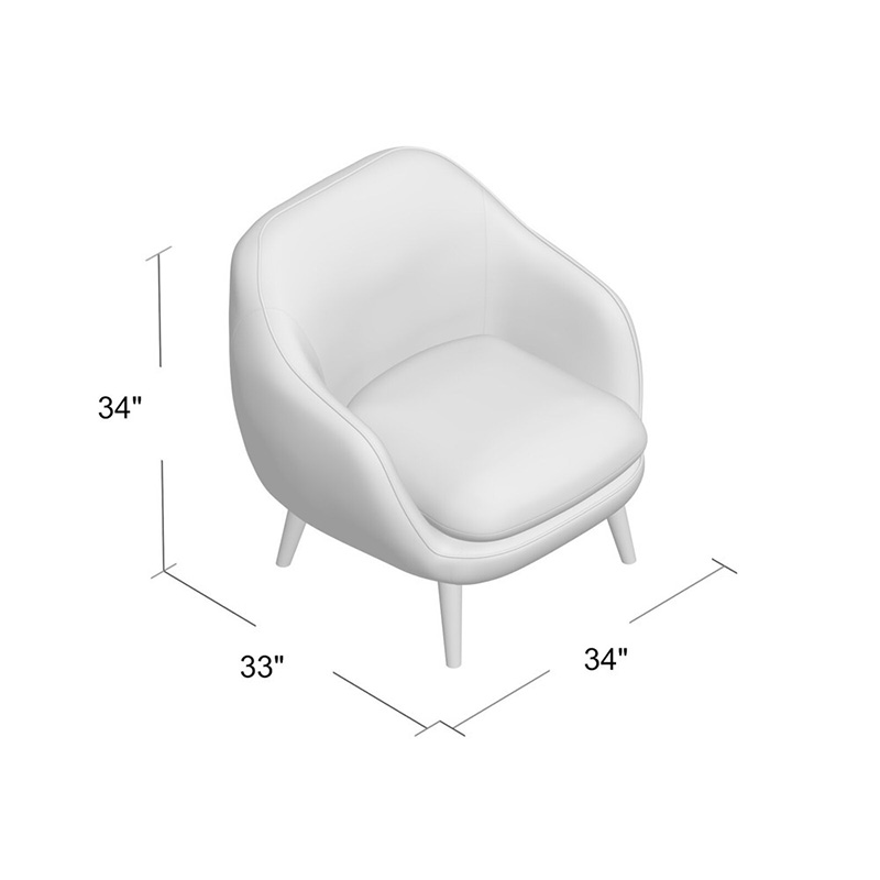 Ghế sofa đơn Arm Chair sang trọng với nét đẹp mềm mại SF966