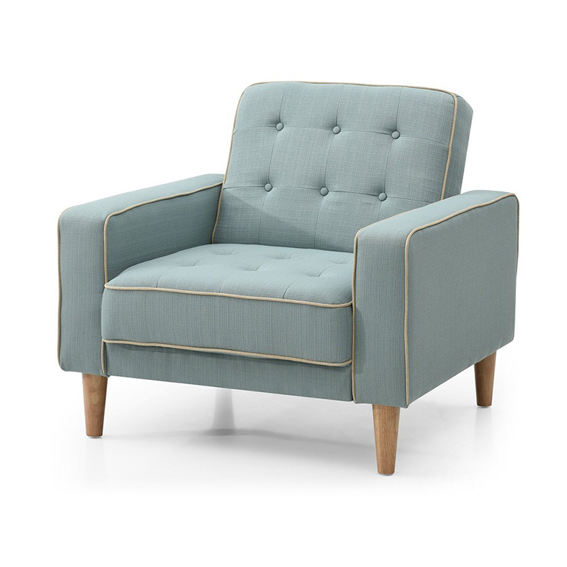 Ghế sofa đơn Arm Chair tựa lưng may rút múi đẹp mắt SF964