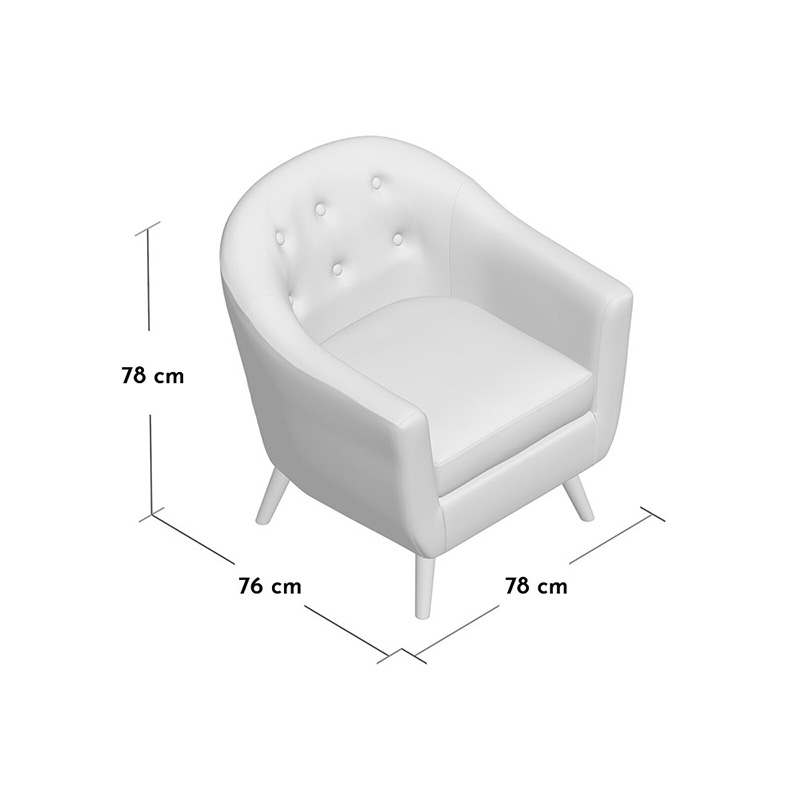 Ghế sofa đơn cho phòng khách chung cư nhỏ SF971