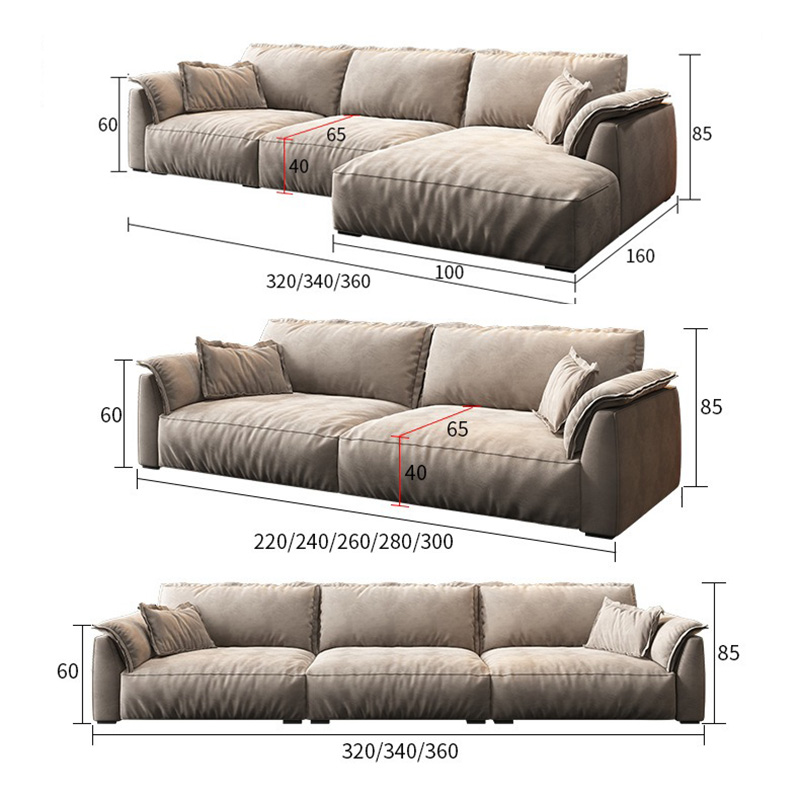 Sofa văng phòng khách kiểu dáng đơn giản thời thượng SF661