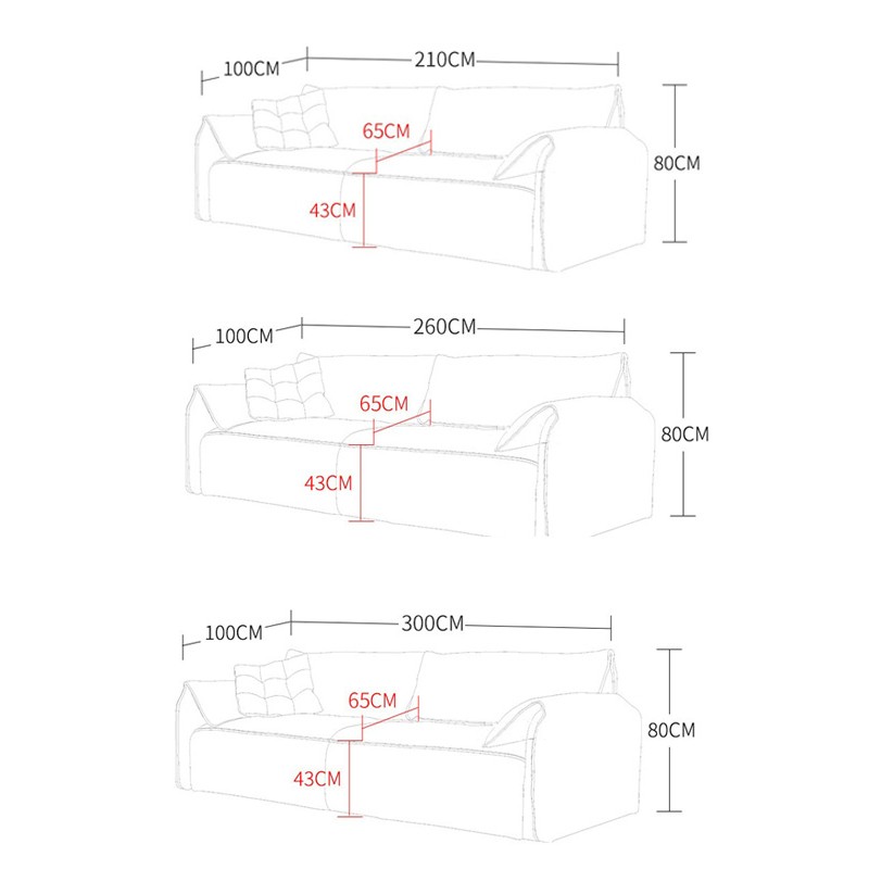 Sofa văng 3 chỗ ngồi bọc da cao cấp SF664