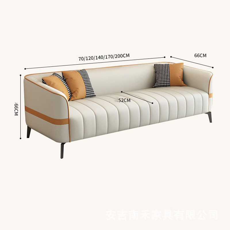 Sofa văng bọc da phong cách nhẹ nhàng sang trọng SF663