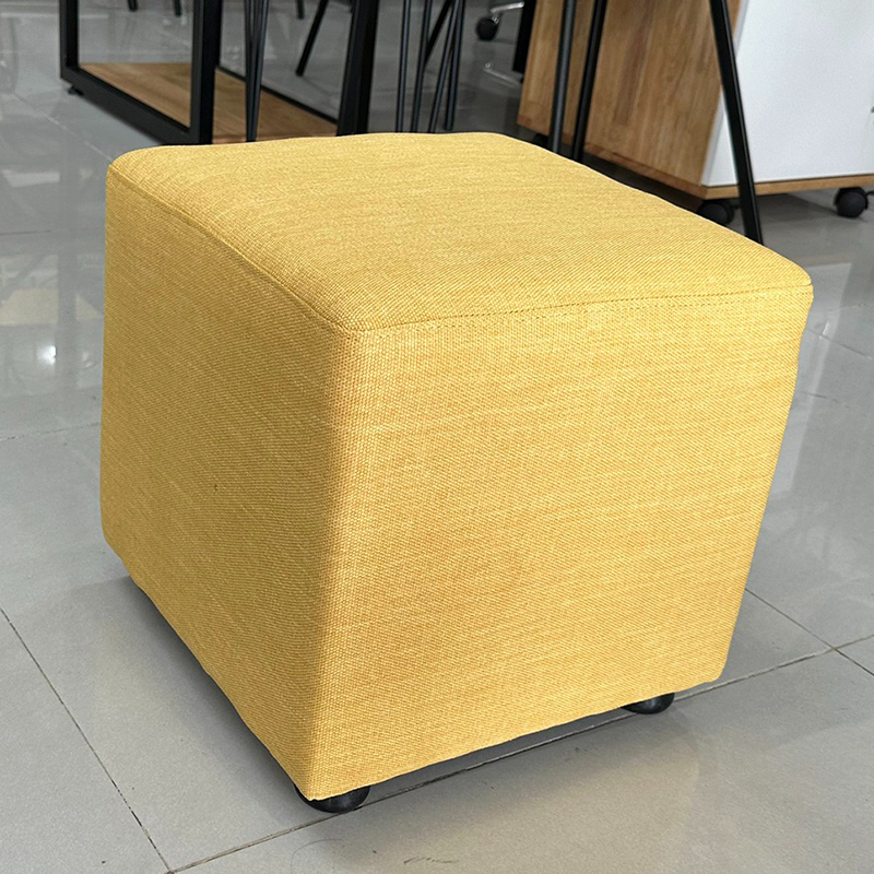 Đôn ghế sofa hình vuông bọc vải nhiều màu SF910