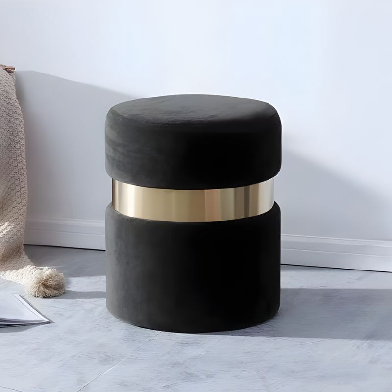 Ghế đôn sofa trang trí Hera vải nhung phòng khách SF648