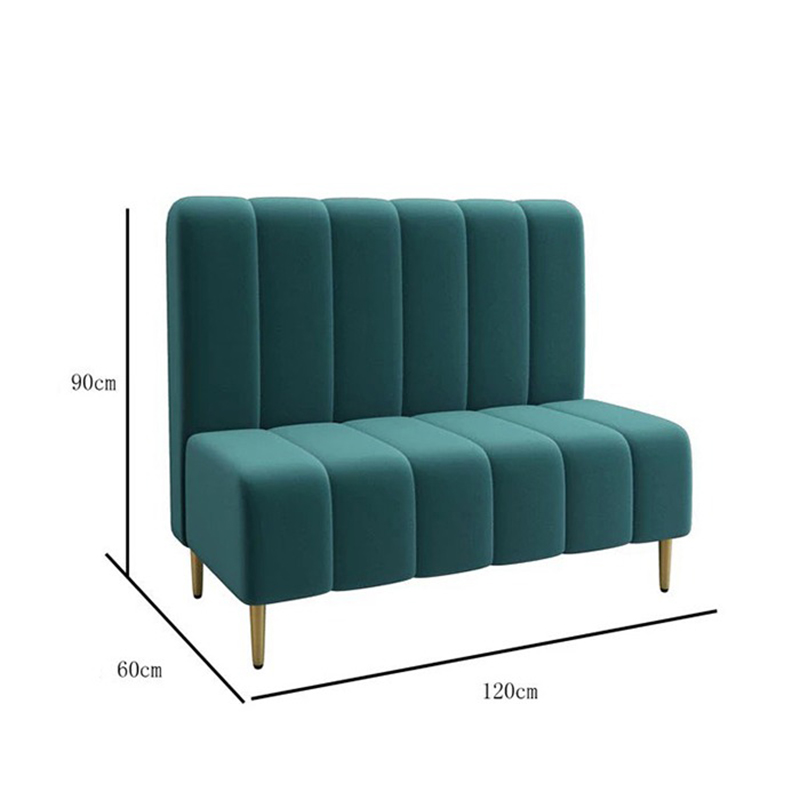 Ghế sofa băng 1m2 nệm vải nhiều màu cho quán cafe, nhà hàng SF621