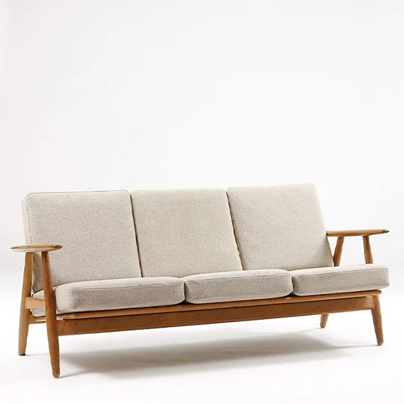 Ghế sofa gỗ băng Cigar cho không gian nhà hàng, cafe SF896