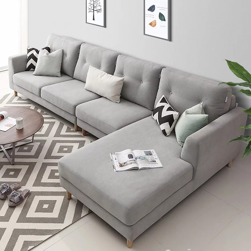 Ghế sofa góc thiết kế trẻ trung hiện đại SF615