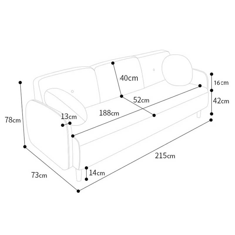 Ghế sofa văng nỉ phòng khách đẹp 2022 SF609