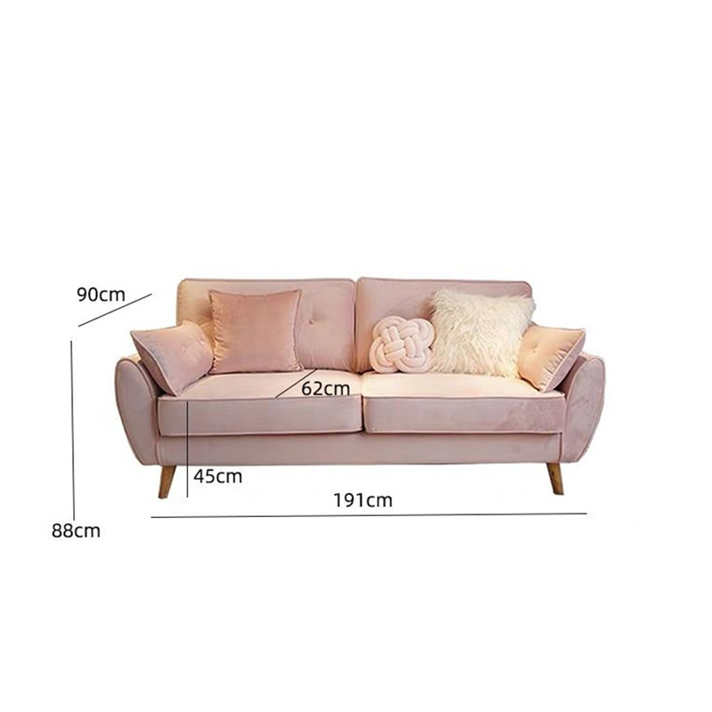 Ghế sofa văng phong cách Bắc Âu thiết kế nhỏ gọn SF616