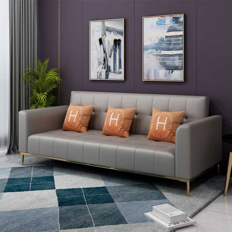 Giường sofa bọc da cao cấp cho phòng khách SF680