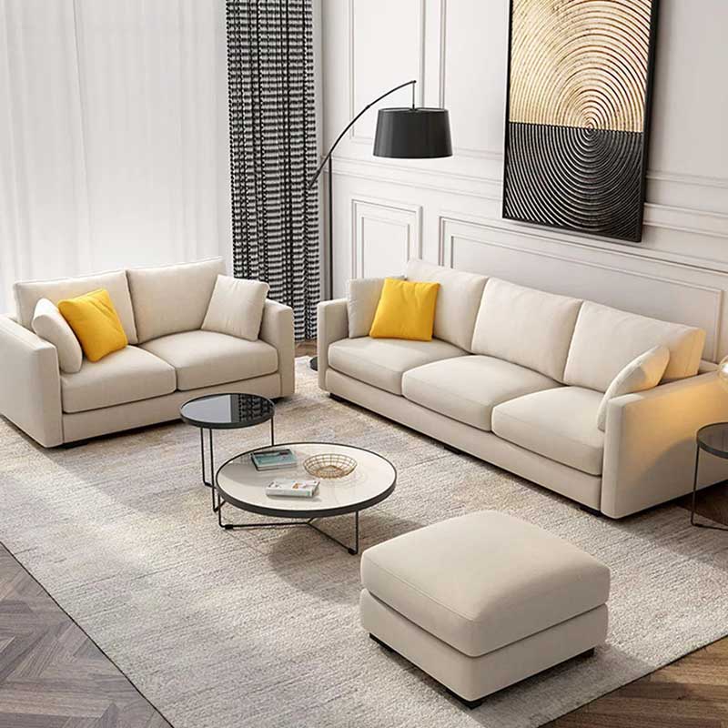 Sofa văng bọc nỉ cao cấp, khung gỗ mút mềm SF660