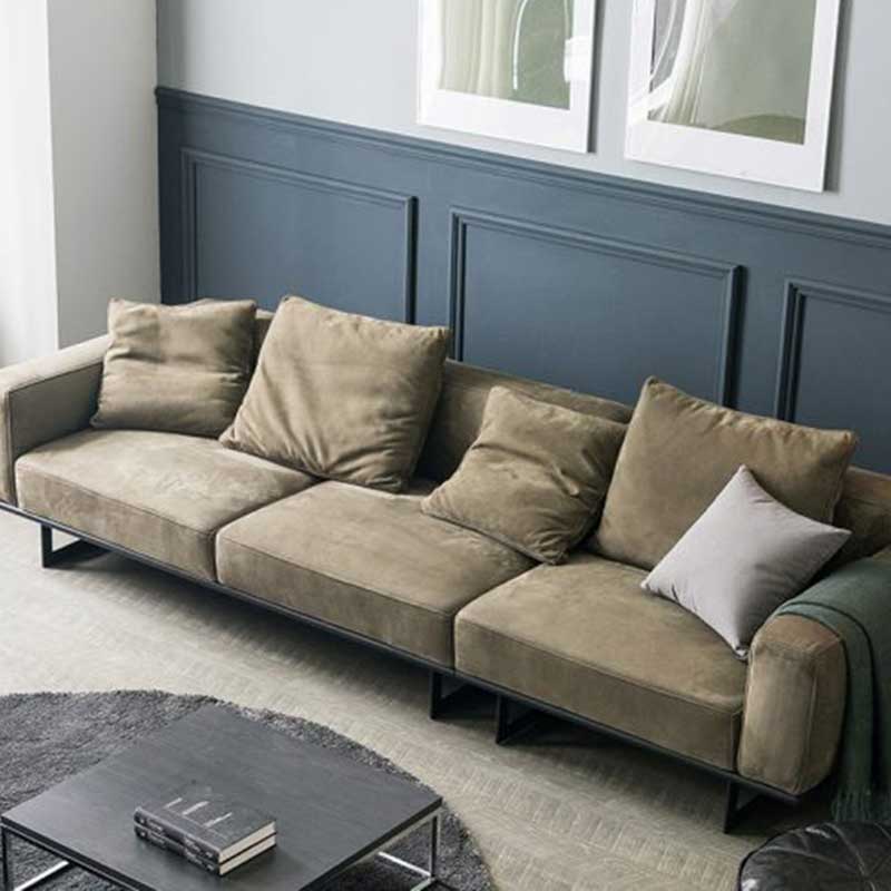 Sofa văng bọc nỉ cao cấp khung thép sơn tĩnh điện SF635