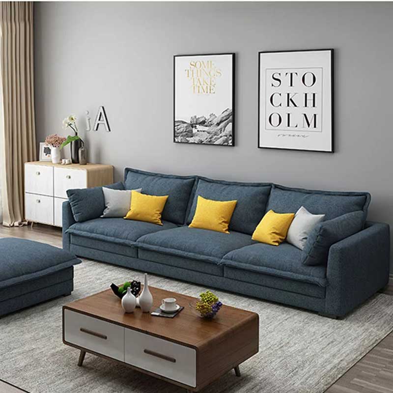 Sofa văng bọc nỉ kiểu dáng hiện đại SF885