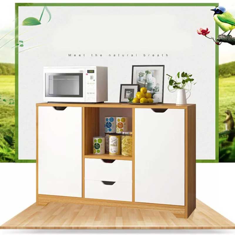 Tủ bếp gỗ công nghiệp MDF phủ Melamine giá rẻ TB676