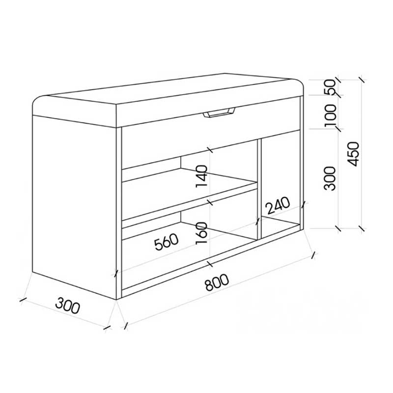 Kệ để giầy nhỏ gọn gỗ công nghiệp đa chức năng TG628