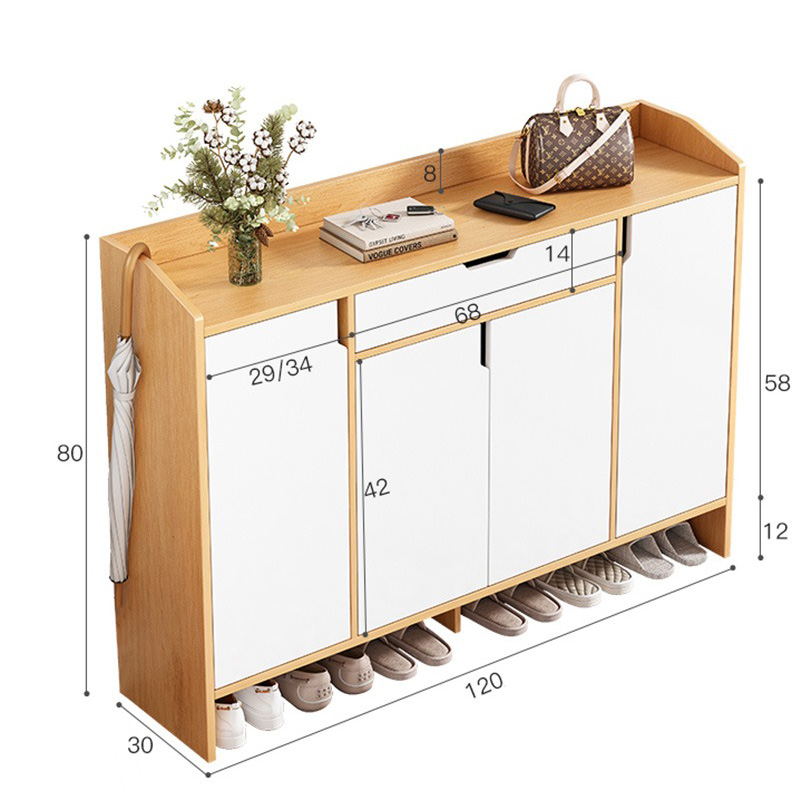 Tủ giầy hiện đại cho không gian căn hộ chung cư TG680