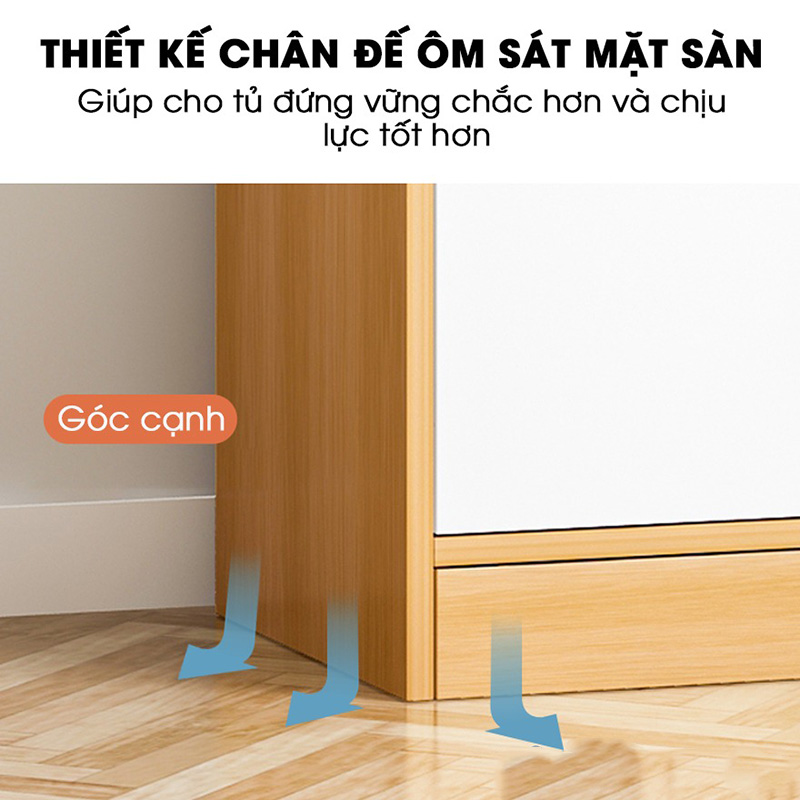 Tủ đựng sách đứng chất liệu gỗ công nghiệp MDF TS084