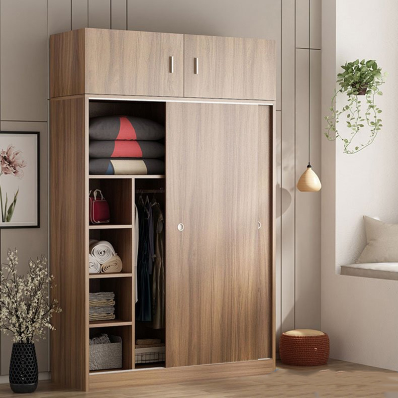 Tủ quần áo cánh lùa gỗ công nghiệp tiết kiệm không gian TQ671