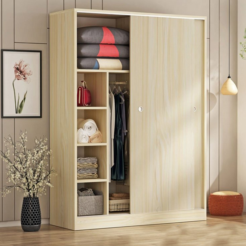 Tủ quần áo cánh lùa gỗ công nghiệp tiết kiệm không gian TQ671