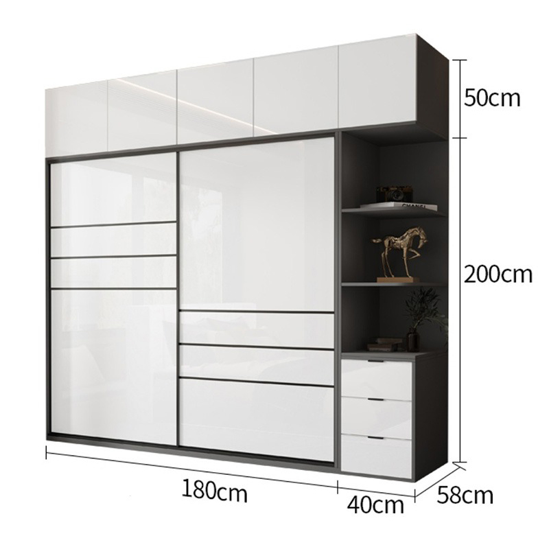 Tủ quần áo thiết kế hiện đại, không gian lưu trữ lớn TQ459