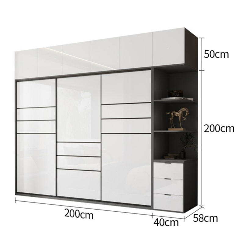 Tủ quần áo thiết kế hiện đại, không gian lưu trữ lớn TQ459