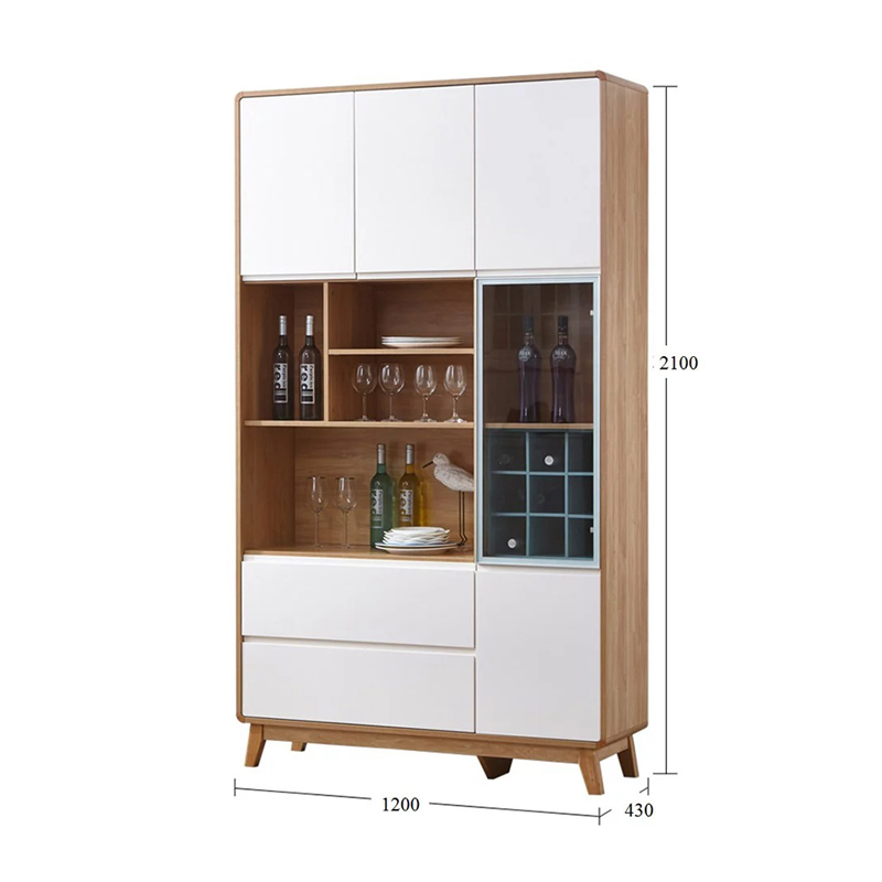 Tủ rượu phòng khách gỗ MDF hiện đại mẫu mới TR672