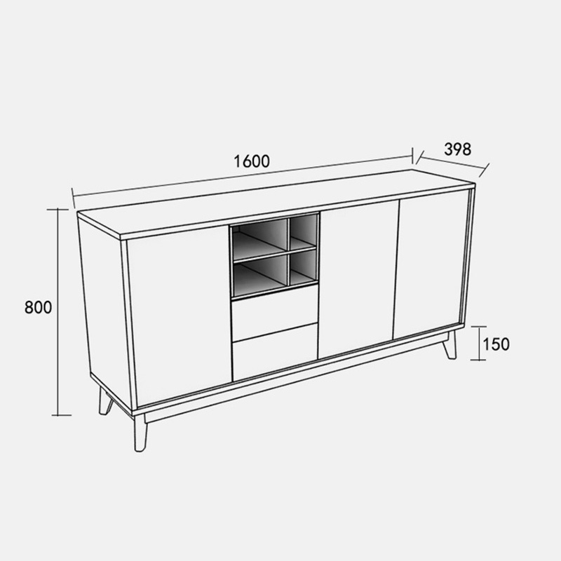 Tủ trang trí gia đình hiện đại nâng tầm không gian TT603