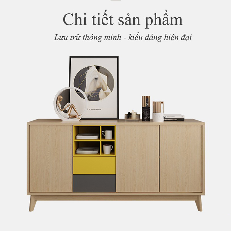 Tủ trang trí gia đình hiện đại nâng tầm không gian TT603