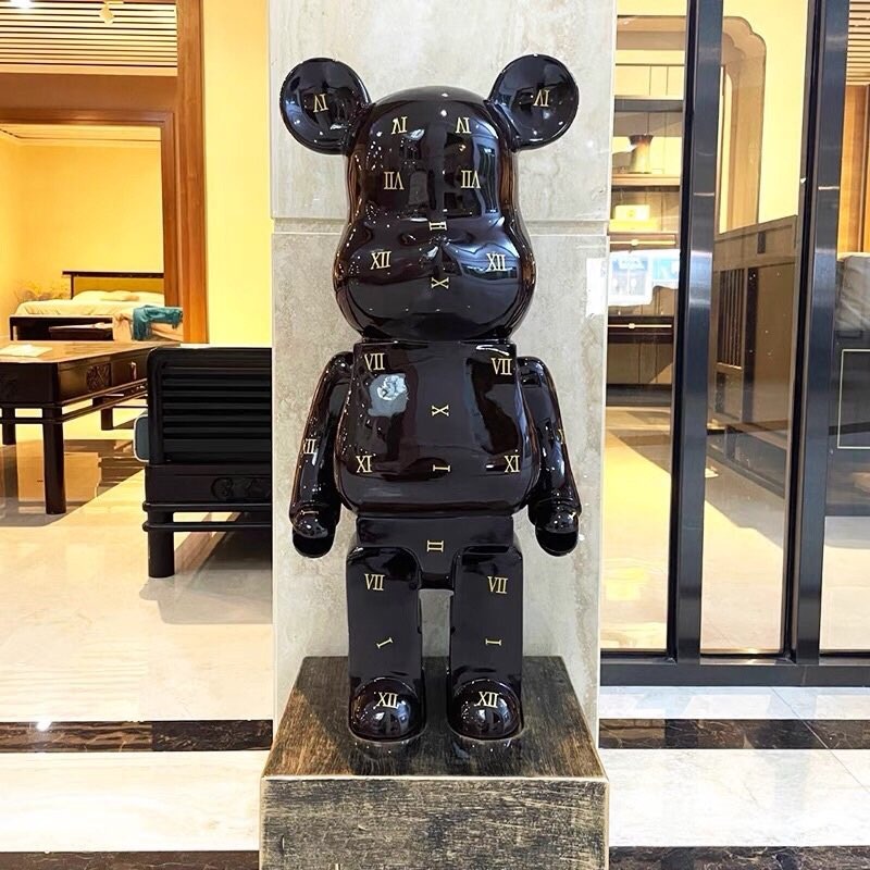 Tượng mô hình trang trí gấu BEARBRICK LV TU020